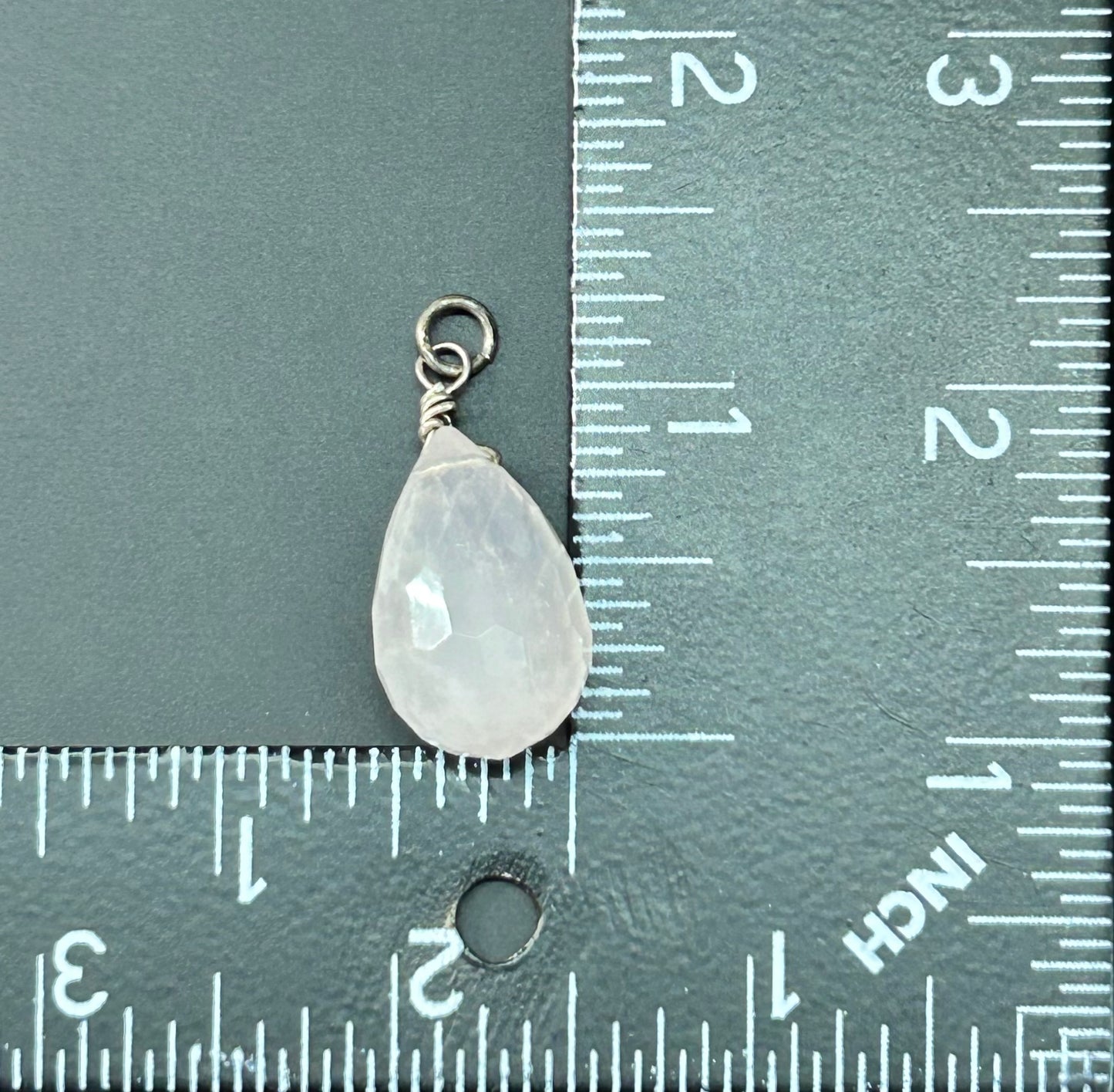 Sterling Silver Rose Quartz Pendant