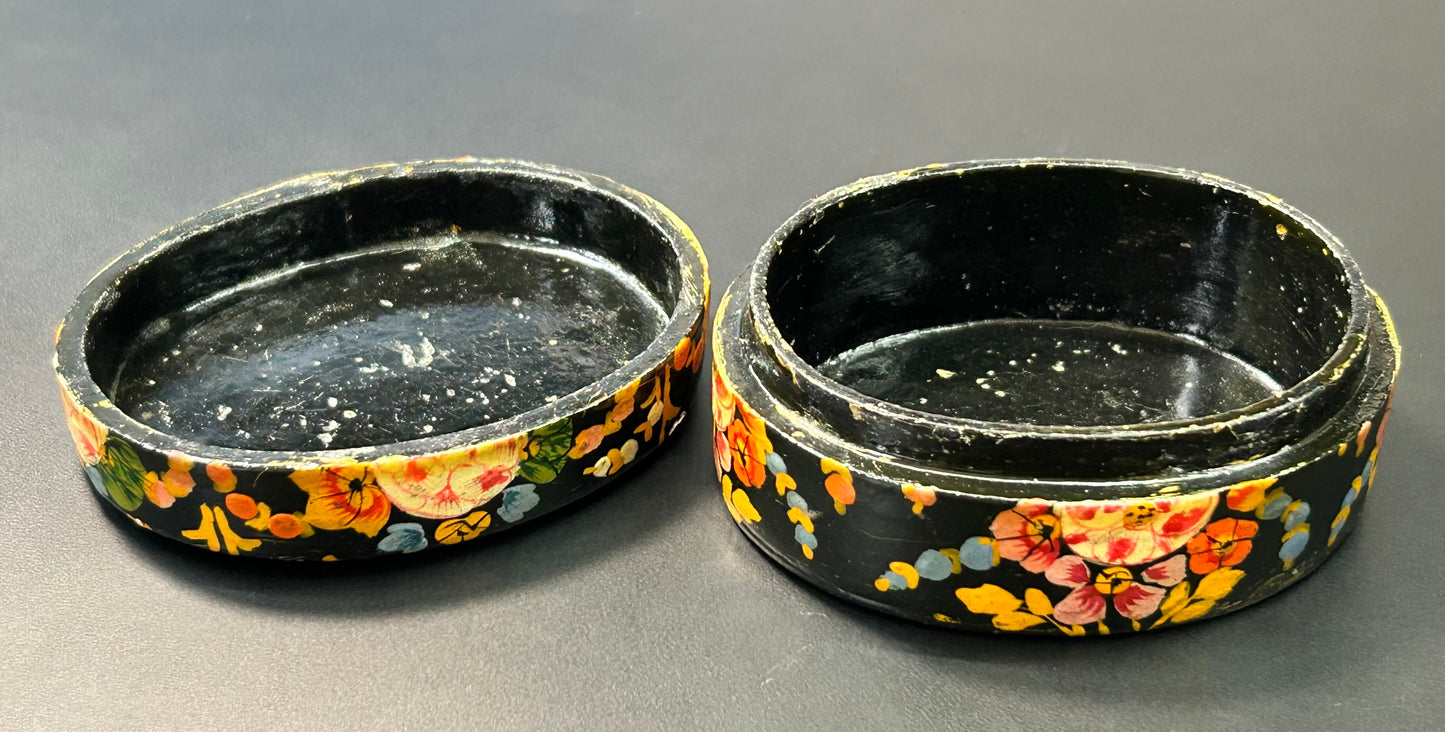 Kashmir Hand Painted Trinket Box