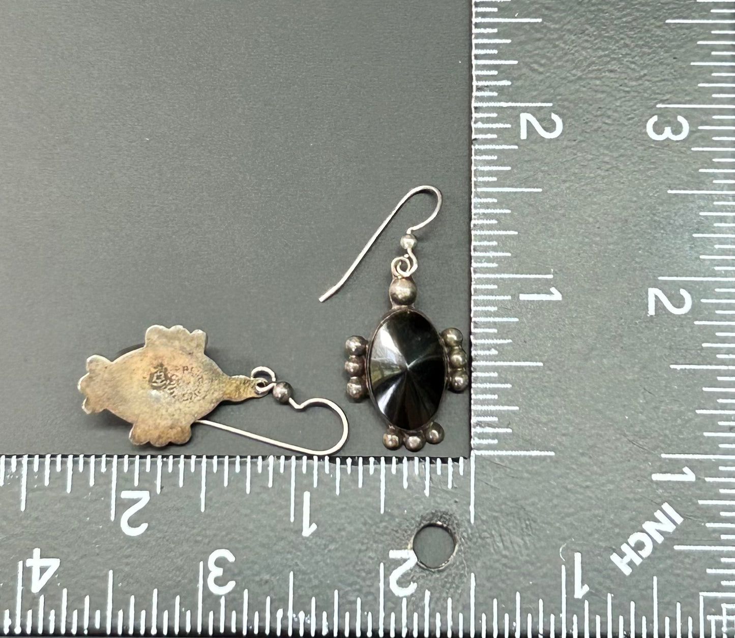 Sterling Silver Horn Earrings