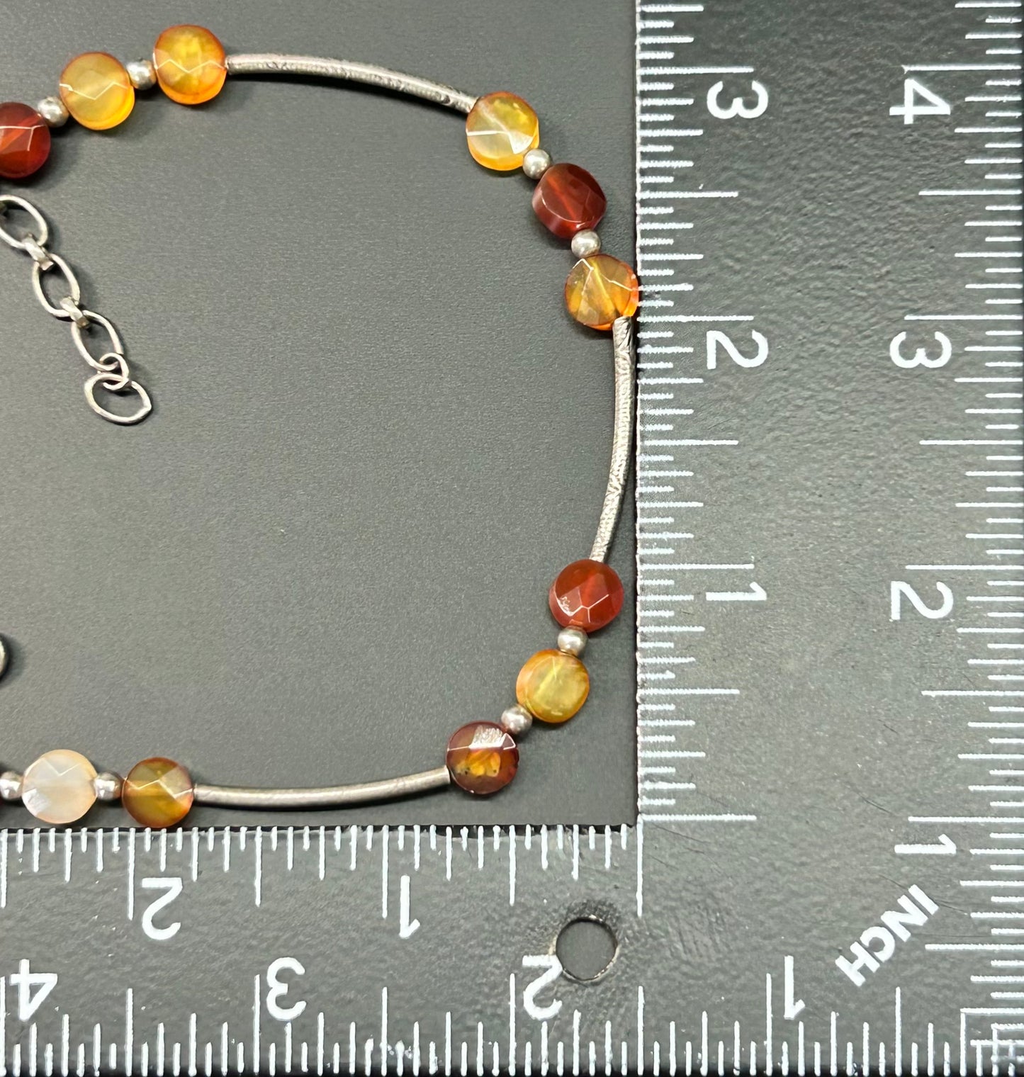 Sterling Silver Agate Necklace