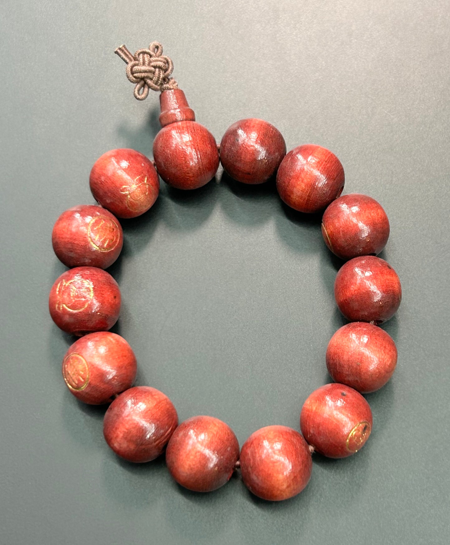 Wood Asian Style Bracelet