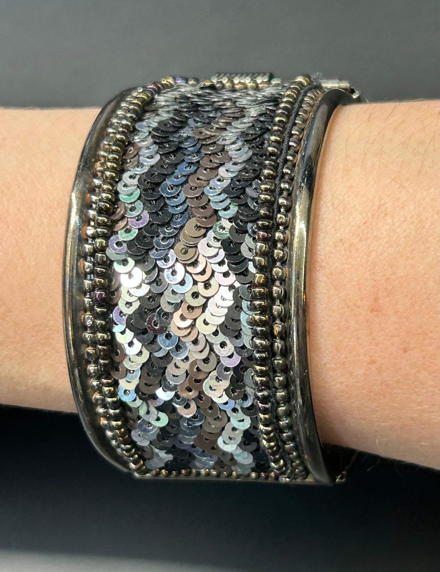 Sequin Bangle Bracelet