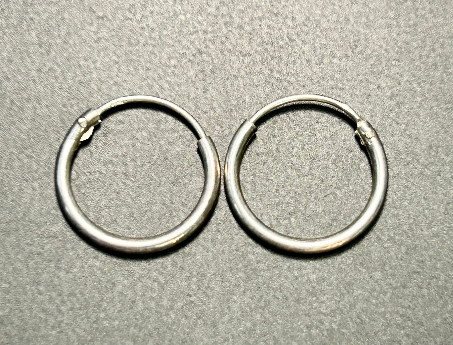 Sterling Silver Dainty Hoop Earrings