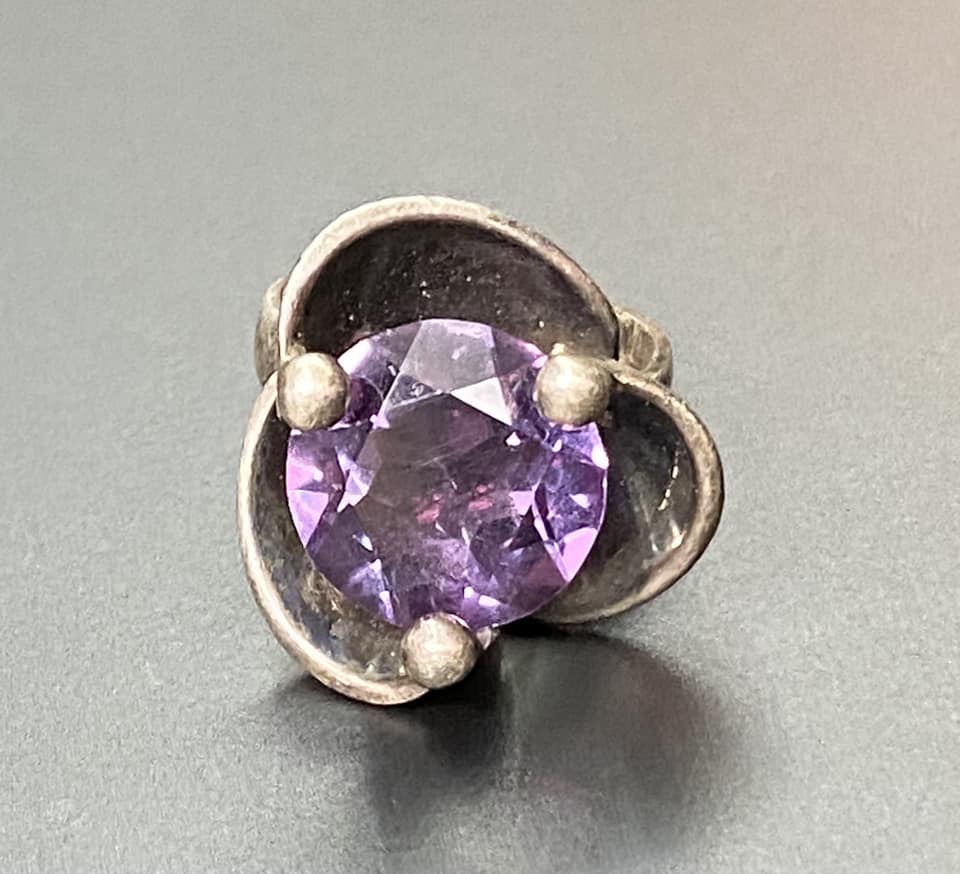 Try Co. Sterling Silver Amethyst Ring