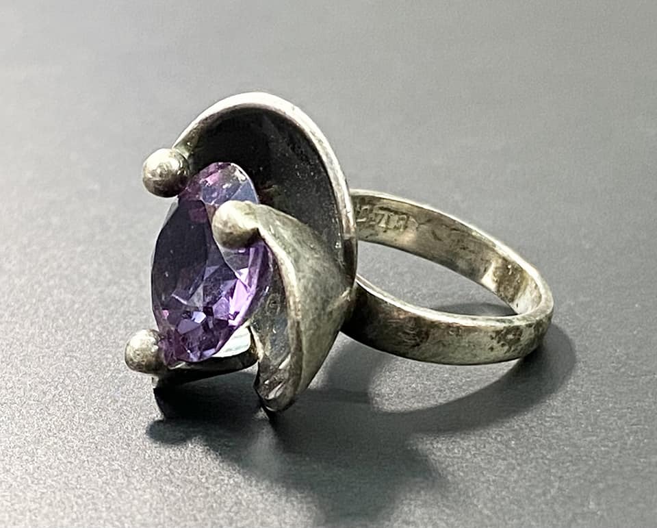 Try Co. Sterling Silver Amethyst Ring
