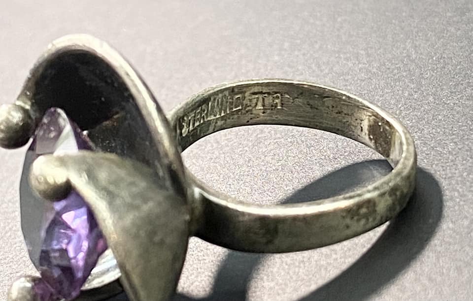 Try Co. Sterling Silver Amethyst Ring