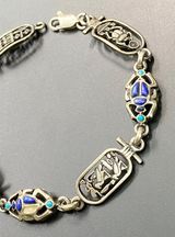 Sterling Silver Egyptian Bracelet