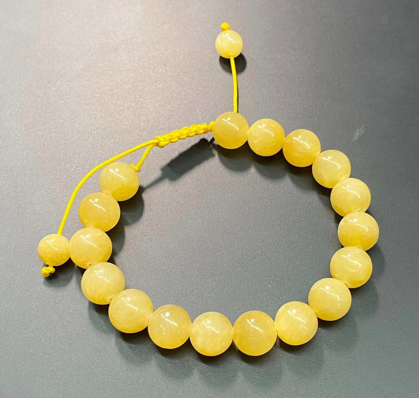 Yellow Stone Adjustable Bracelet