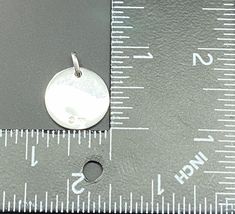 Sterling Silver Initial P Diamond Pendant