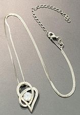 ALOV Sterling Silver Love Necklace