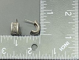 Sterling Silver Marcasite Earrings