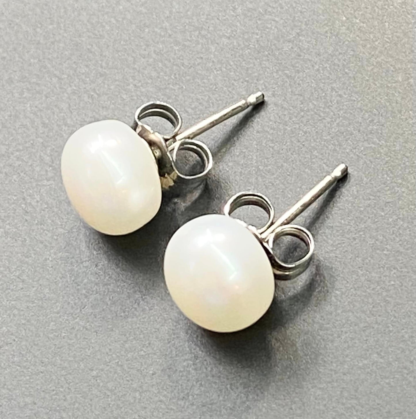 Sterling Silver Pearl Earrings