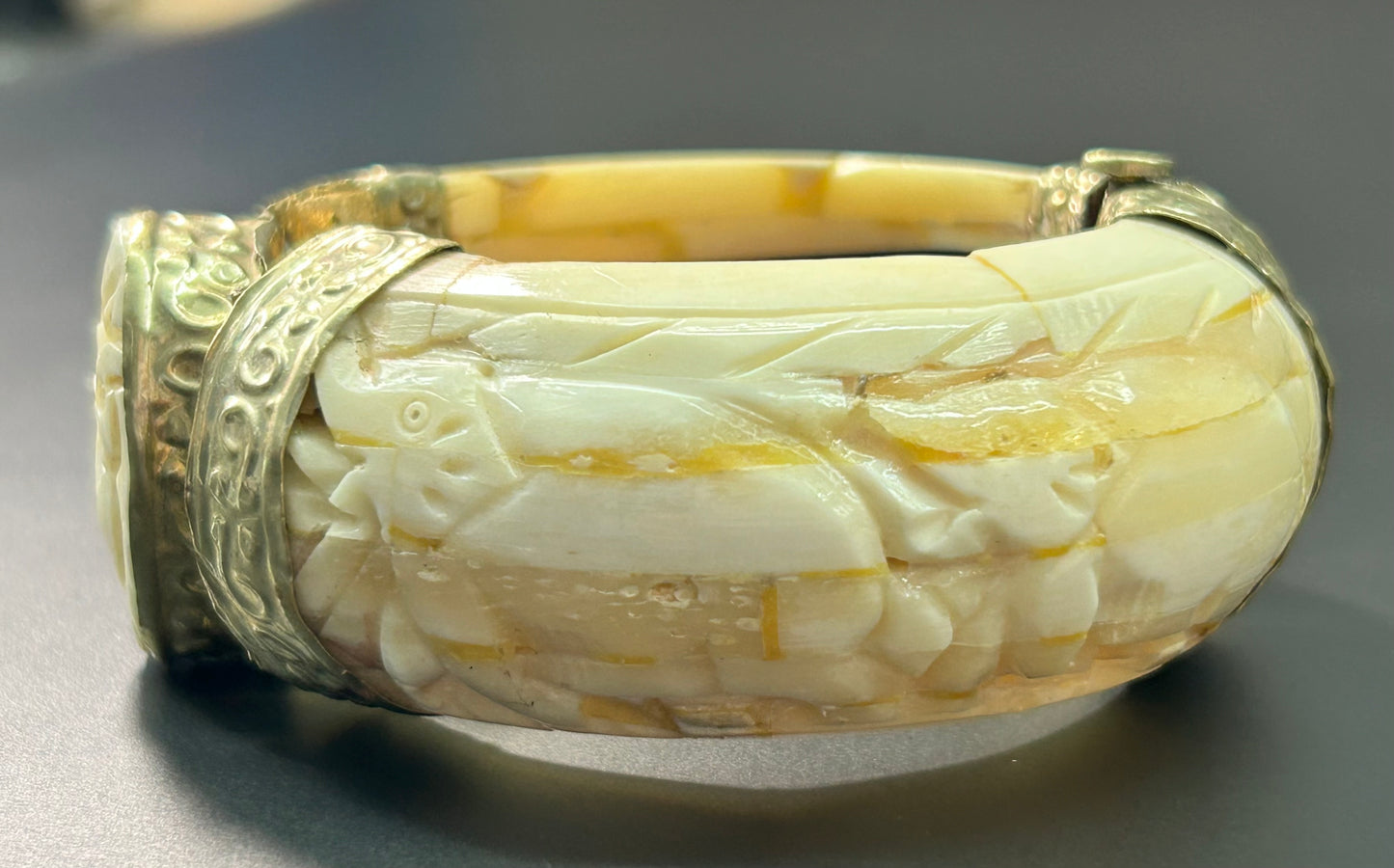 Chunky Bone Elephant Bracelet