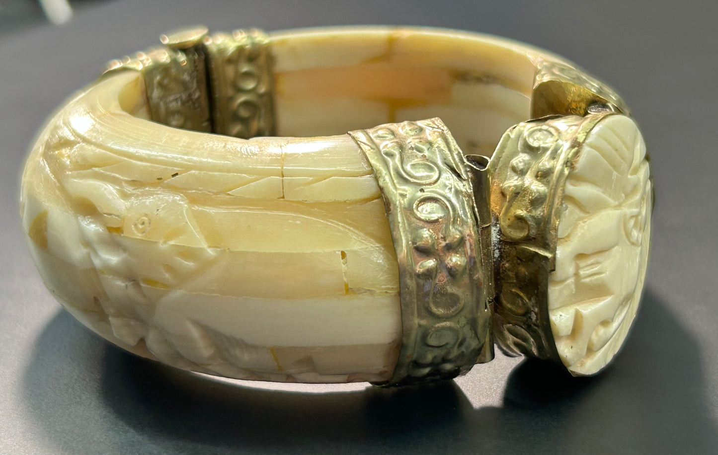 Chunky Bone Elephant Bracelet