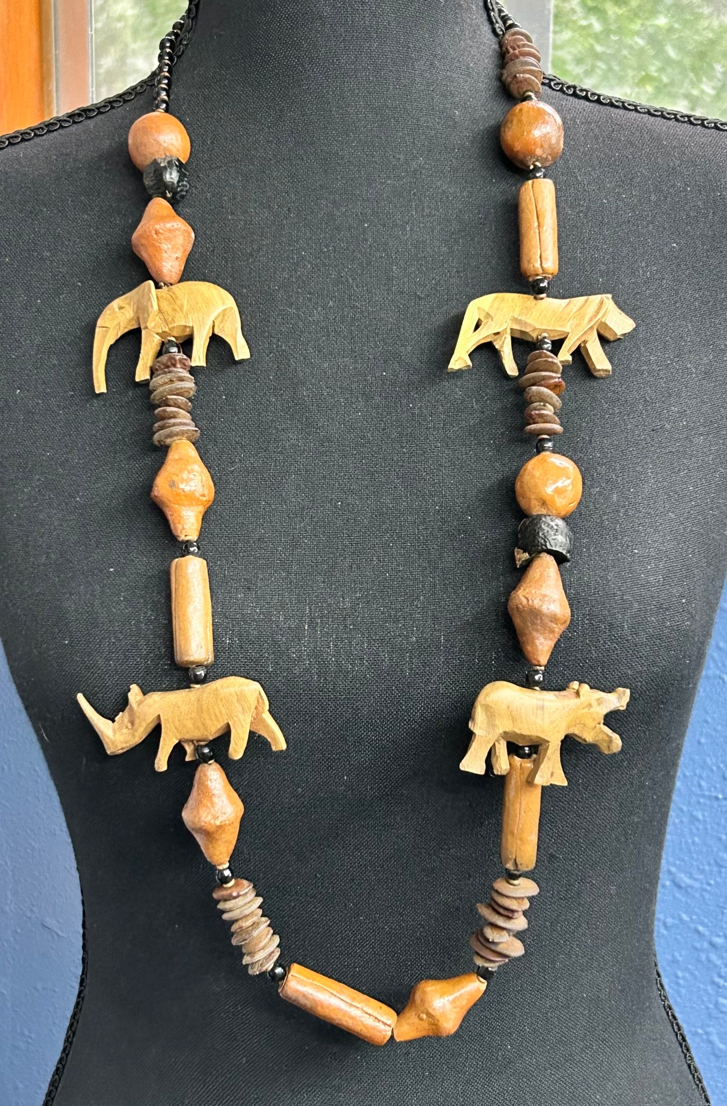 Carved Animal Necklace