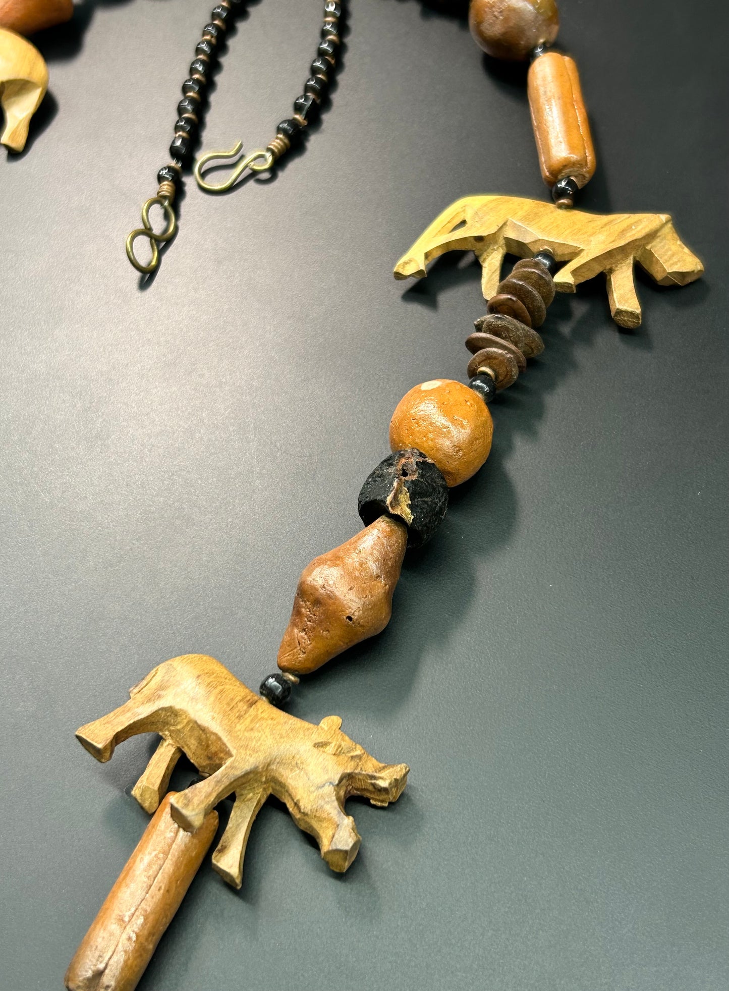 Carved Animal Necklace