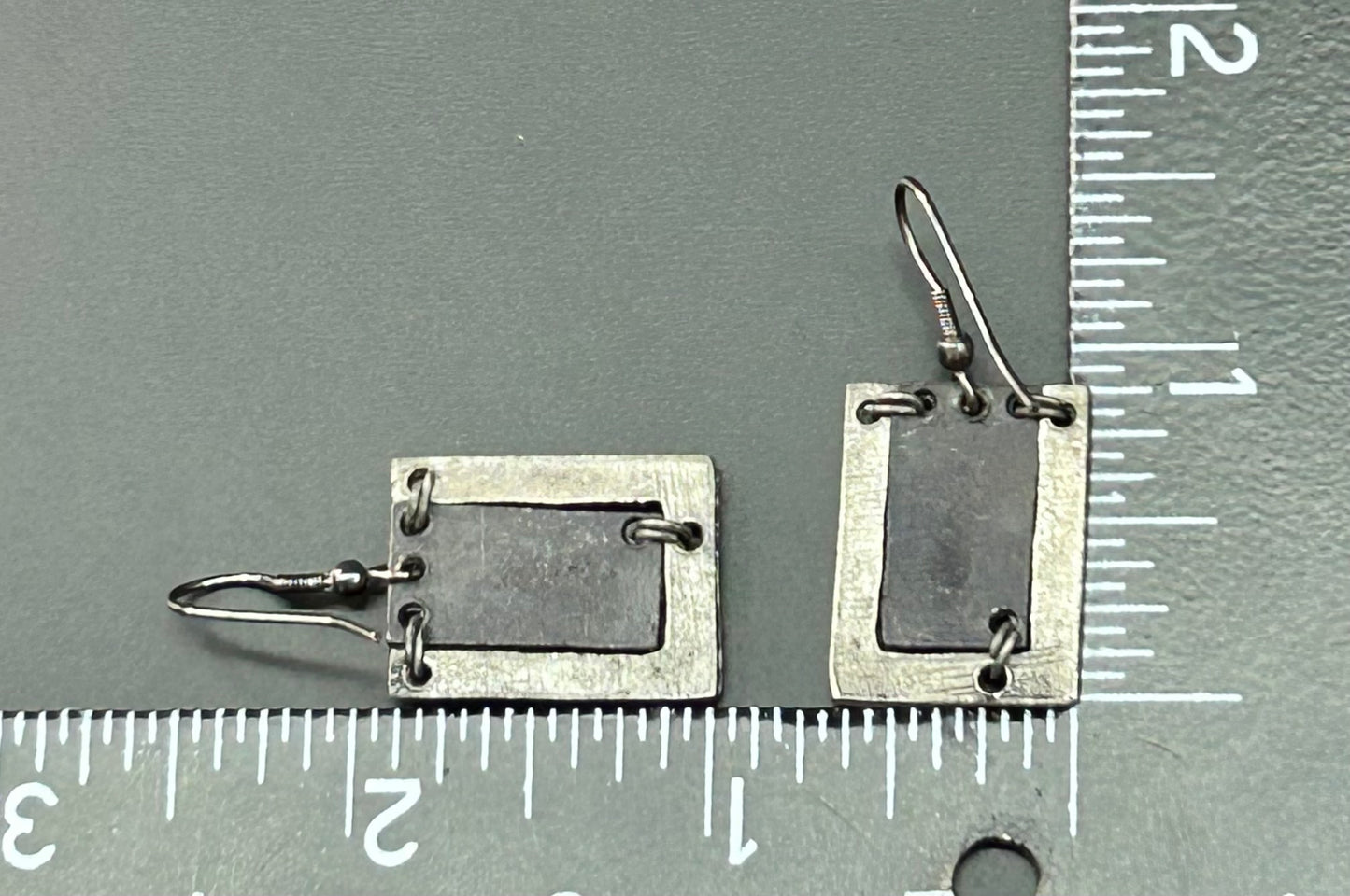 Destressed Look Penguin Earrings