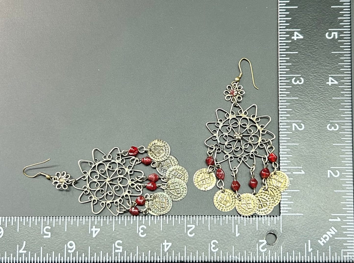 Ornate Flower Earrings