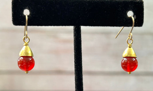 MMA BMC USA Carnelian Earrings