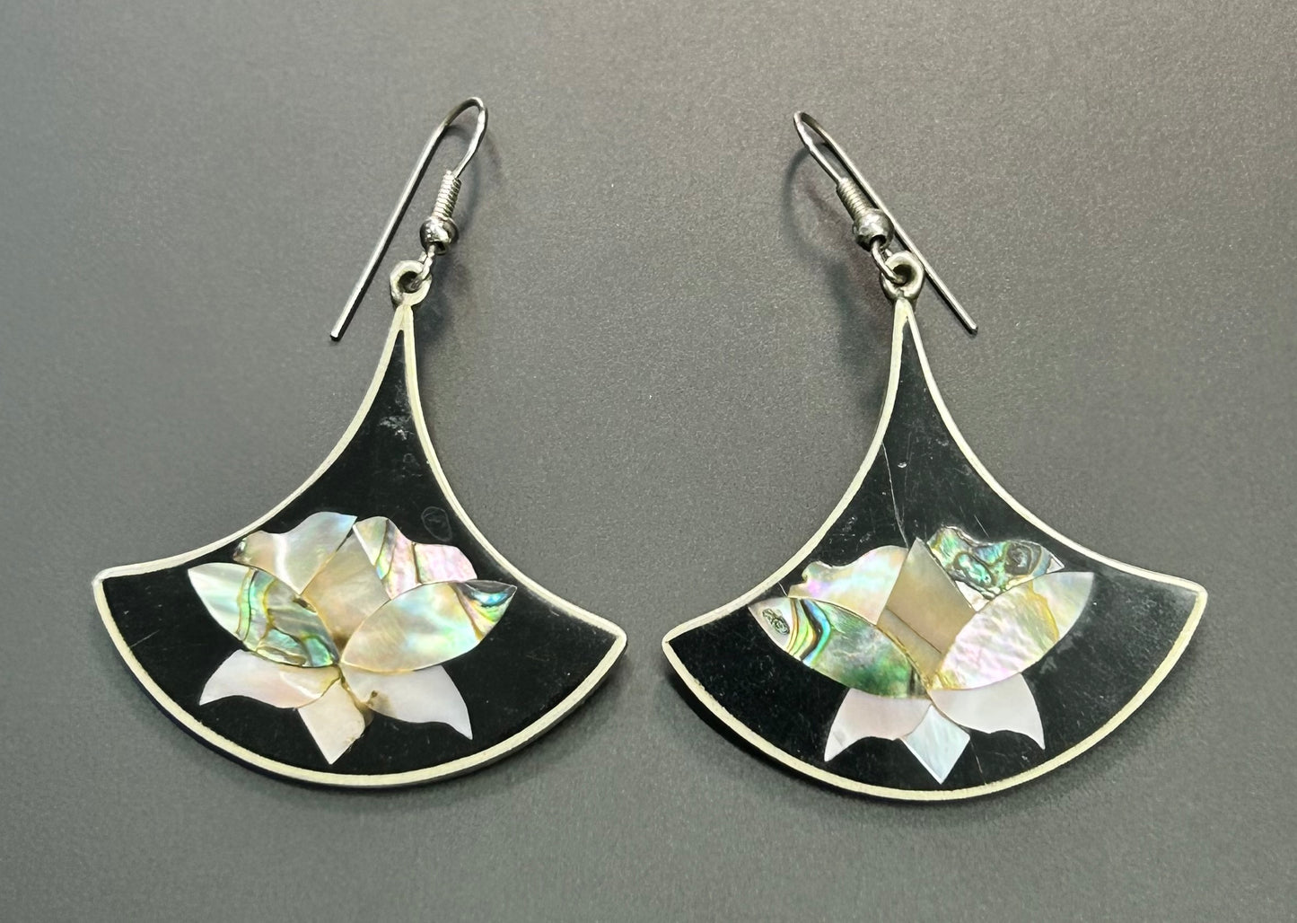 Alpaca Mexico Abalone Earrings