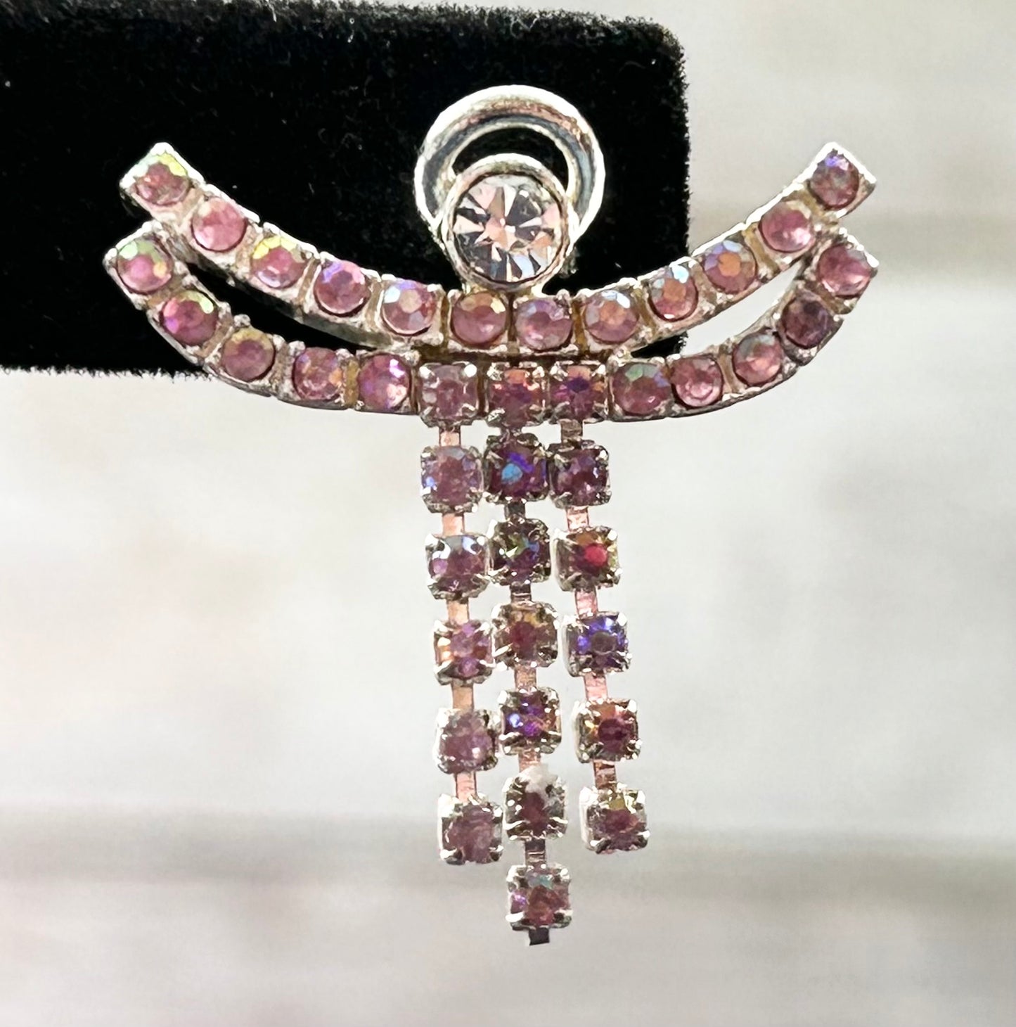 Rhinestone Angel Pin
