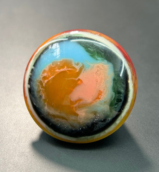 Signed Resin & Acrylic Ring