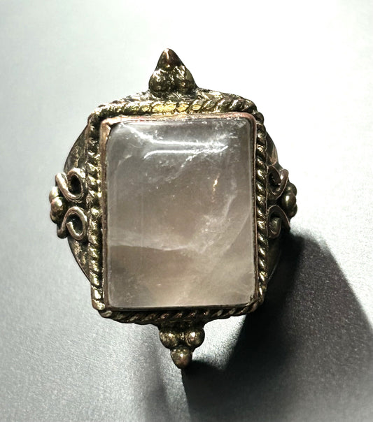 Rose Quartz Ring