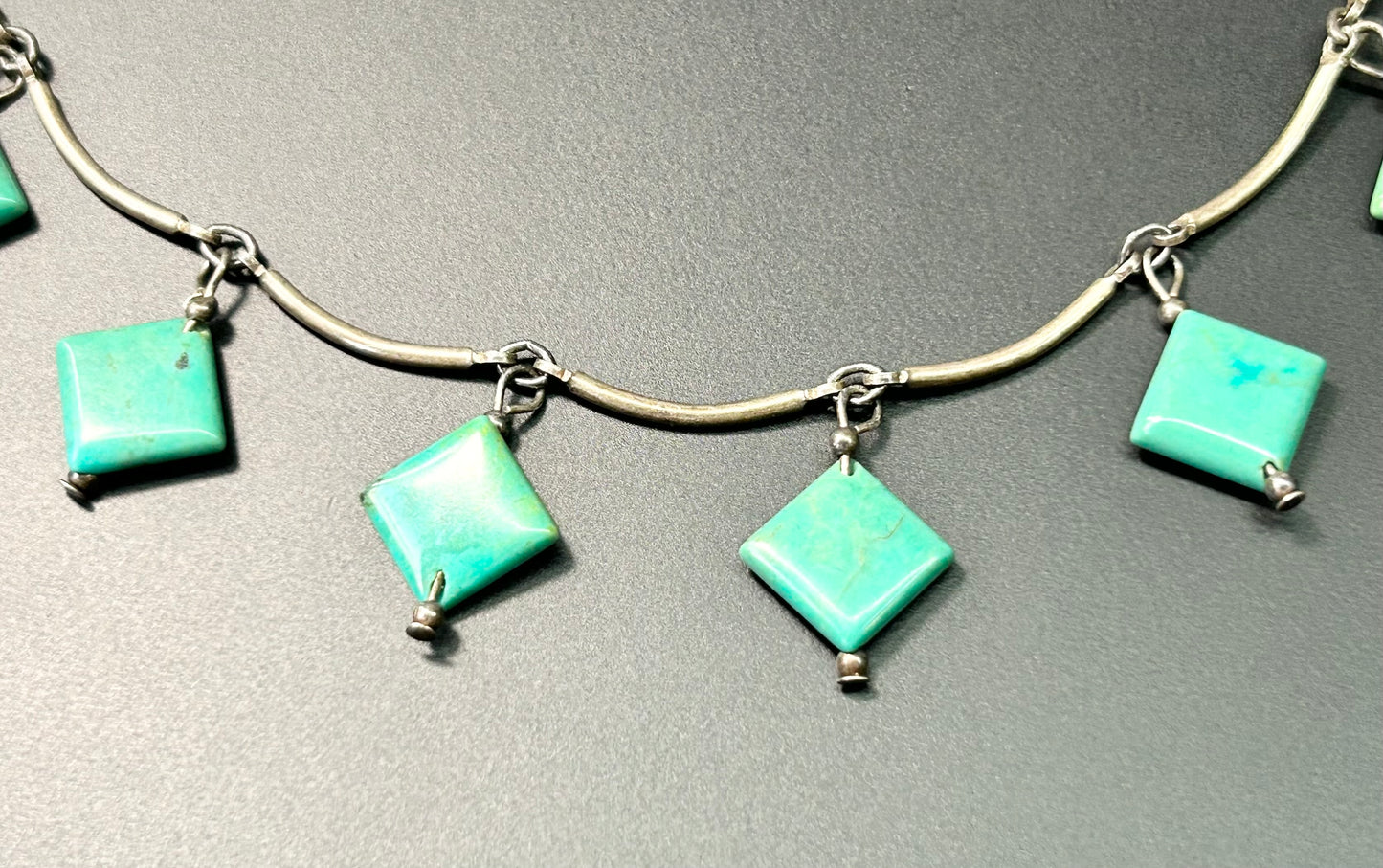 Sterling Silver Turquoise Necklace