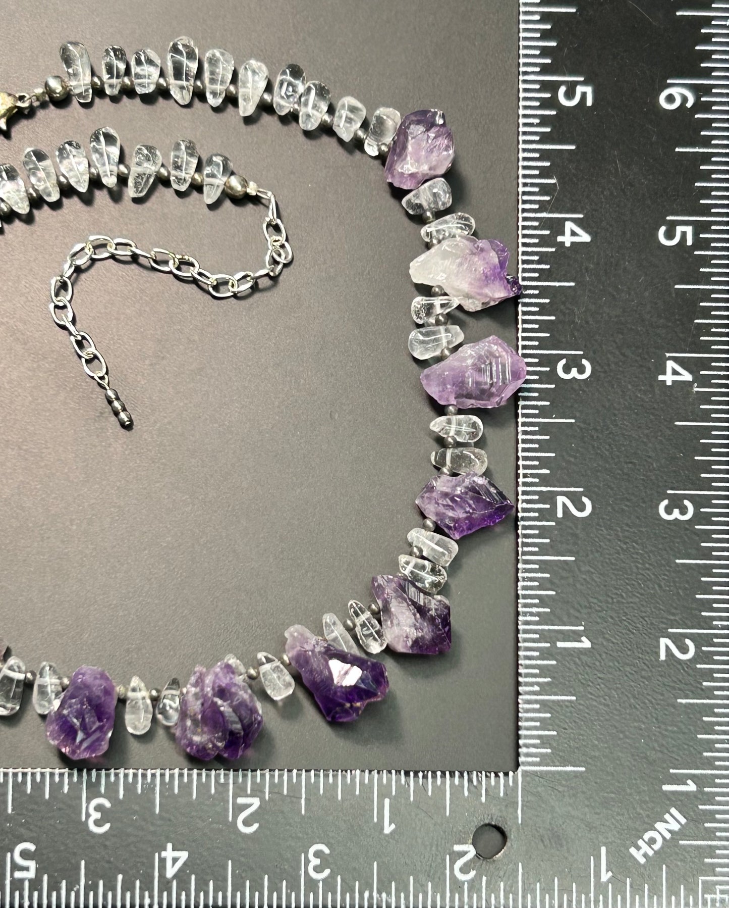 Chunky Amethyst Necklace