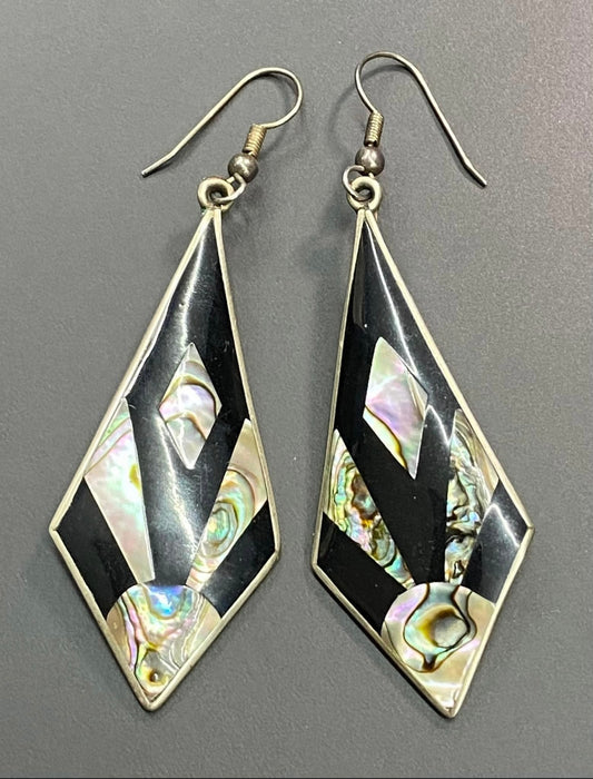 Alpaca Abalone Earrings