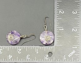 Sterling Silver Amethyst Earrings