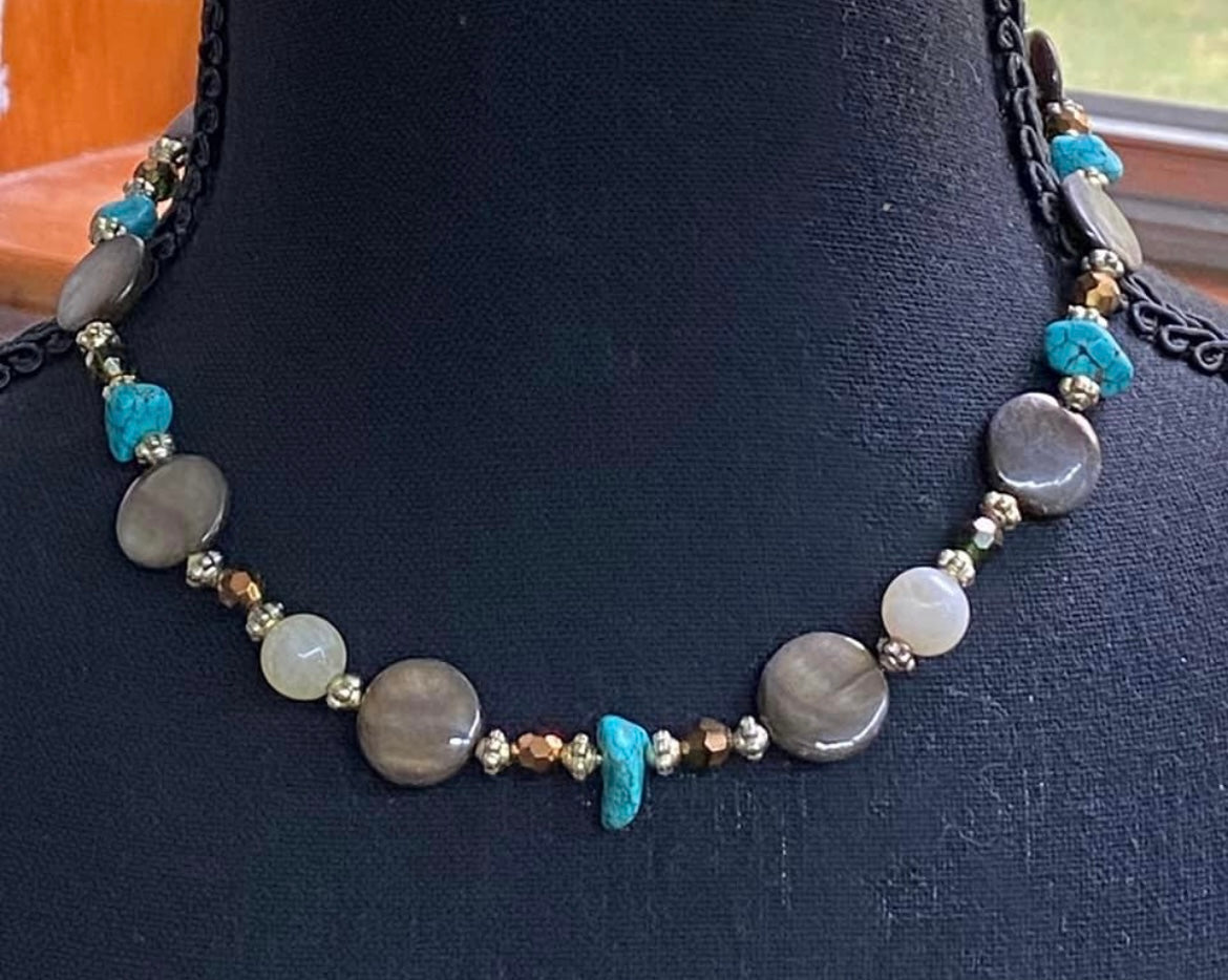 Multi Stone Necklace