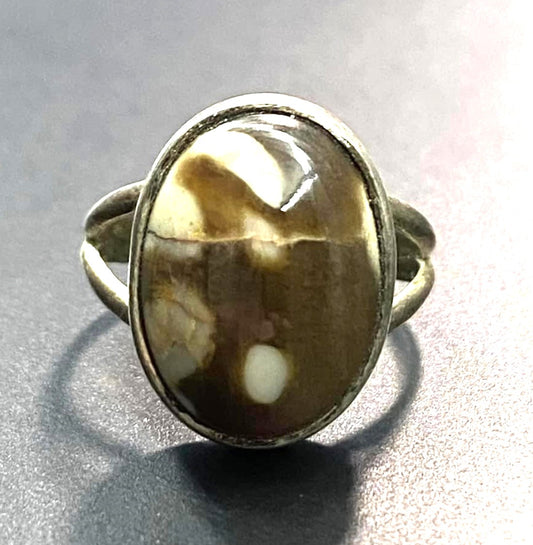 Sterling Silver Cowrie Shell Ring