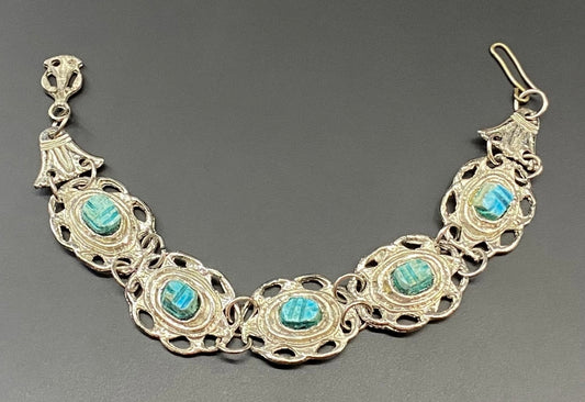 Vintage Scarab Bracelet