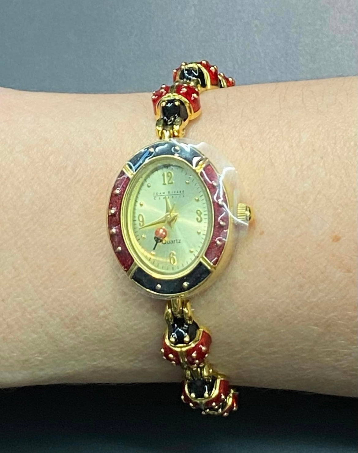 Joan Rivers Ladybug Watch