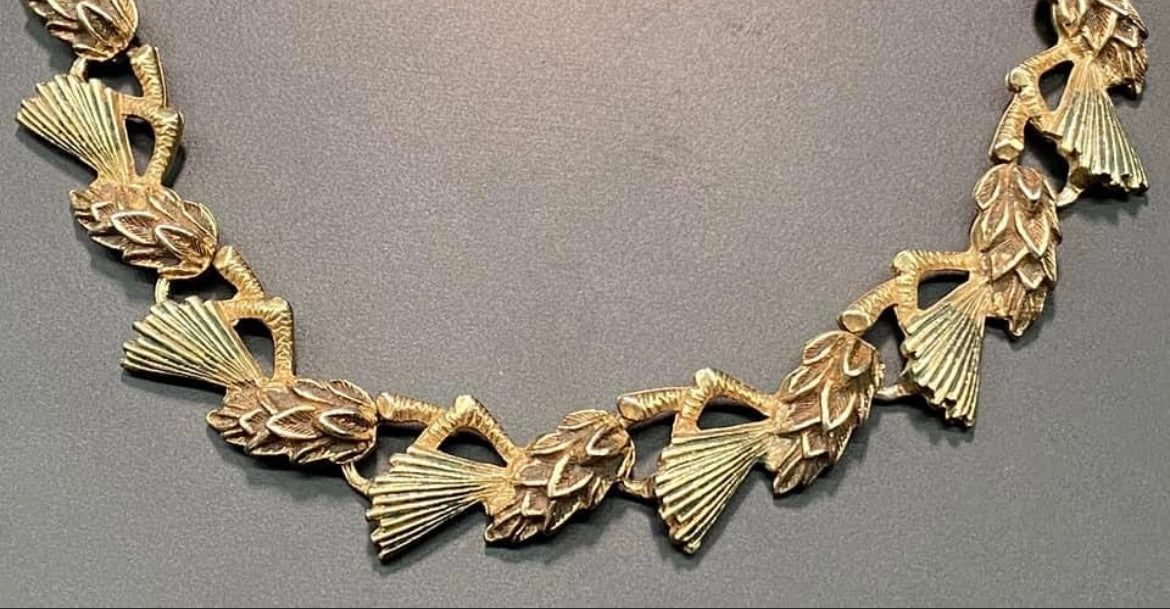 Vintage Pinecone Necklace