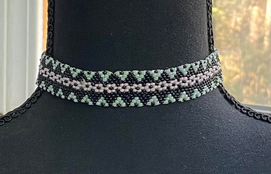 Seed Bead Choker Necklace