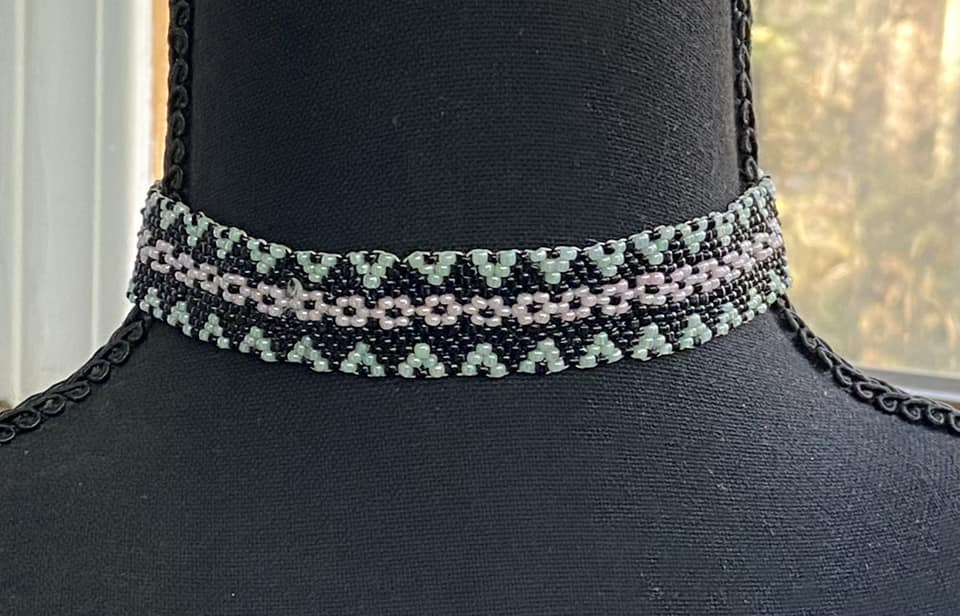 Seed Bead Choker Necklace