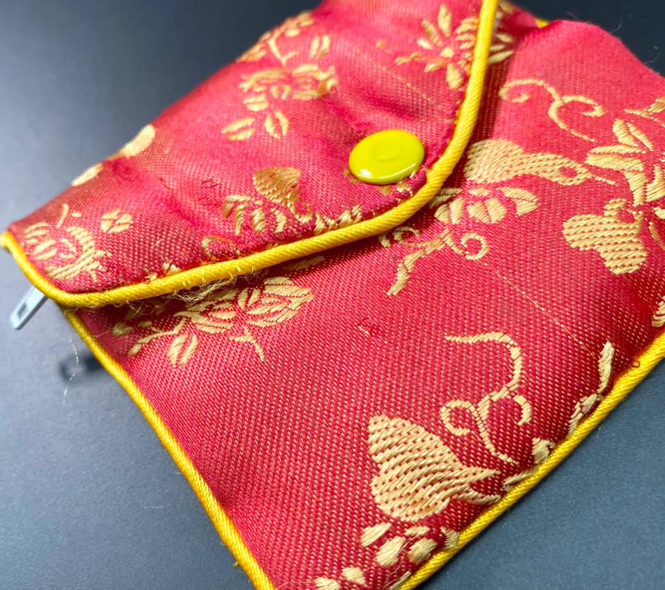 Asian Zippered Pouch