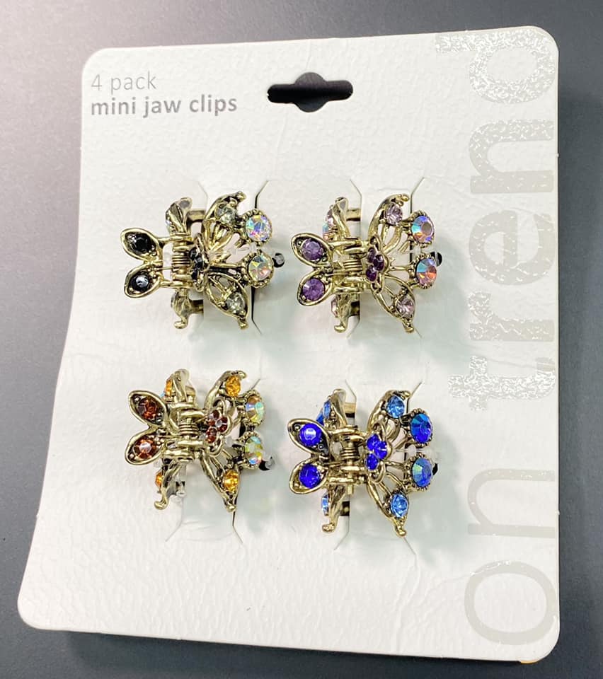 Rhinestone Hair Claw Clips
