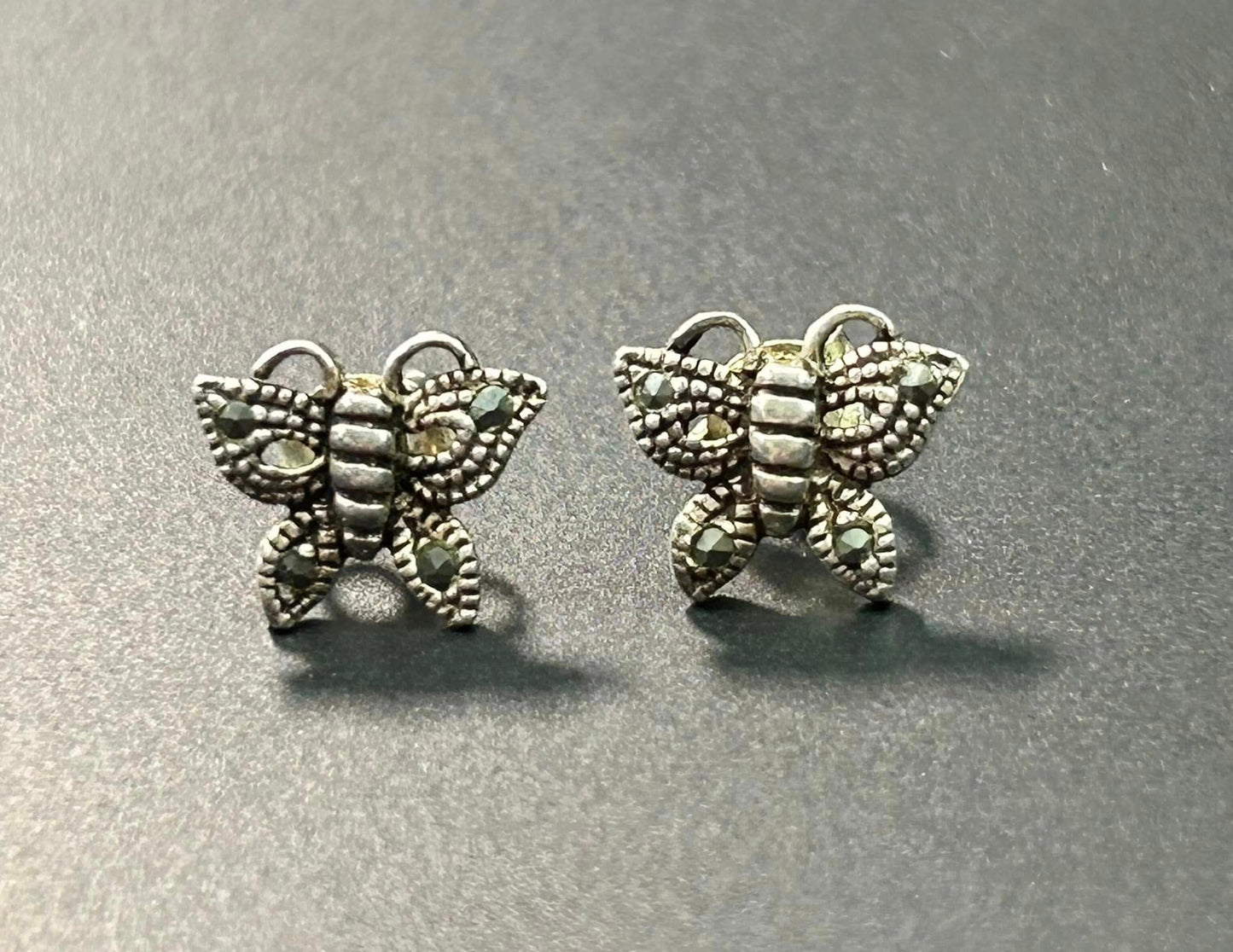 Sterling Silver Butterfly Earrings