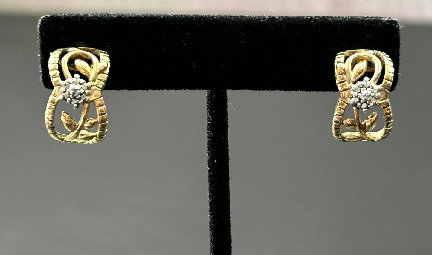 Sterling Silver Vermeil Earrings