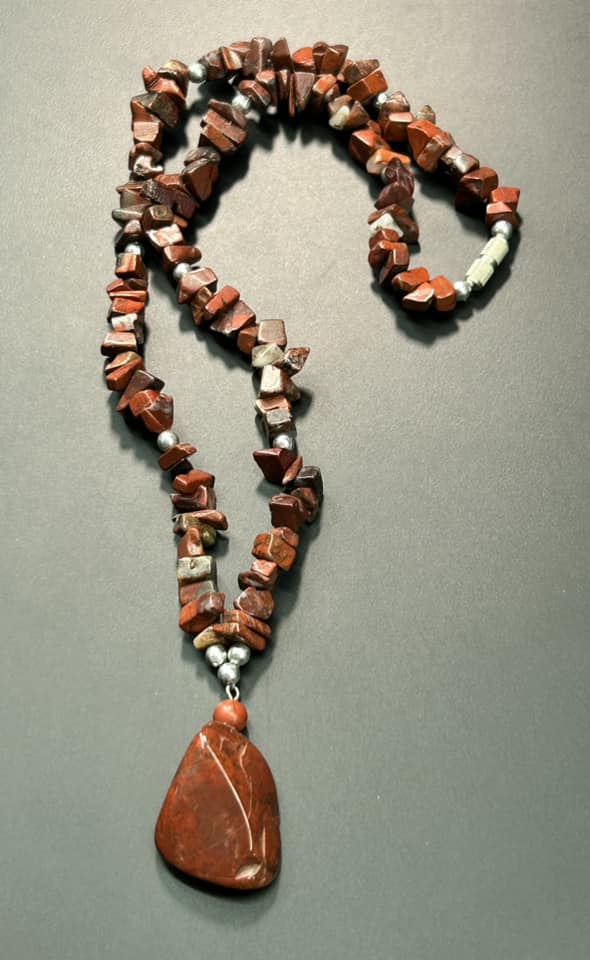 Jasper Pendant Necklace