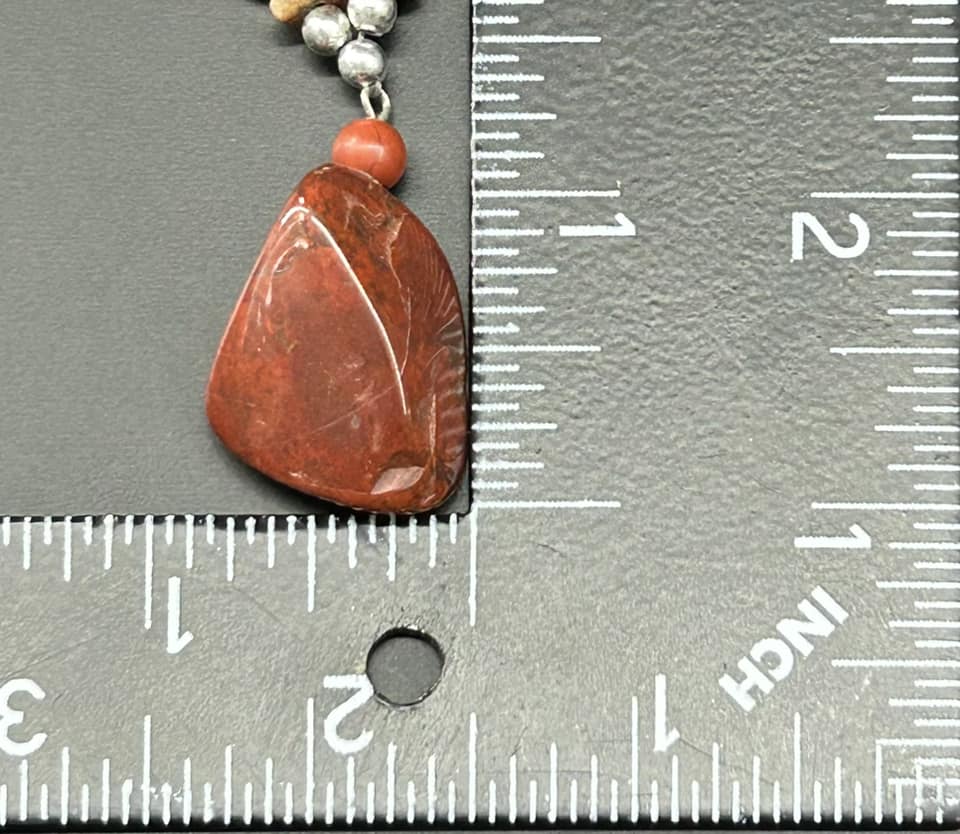Jasper Pendant Necklace