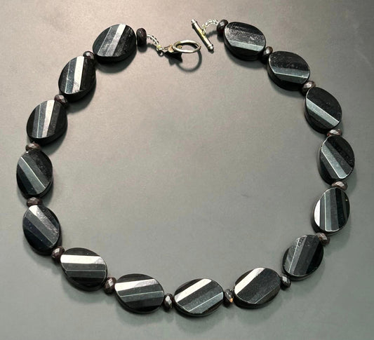Faceted Glass Necklace