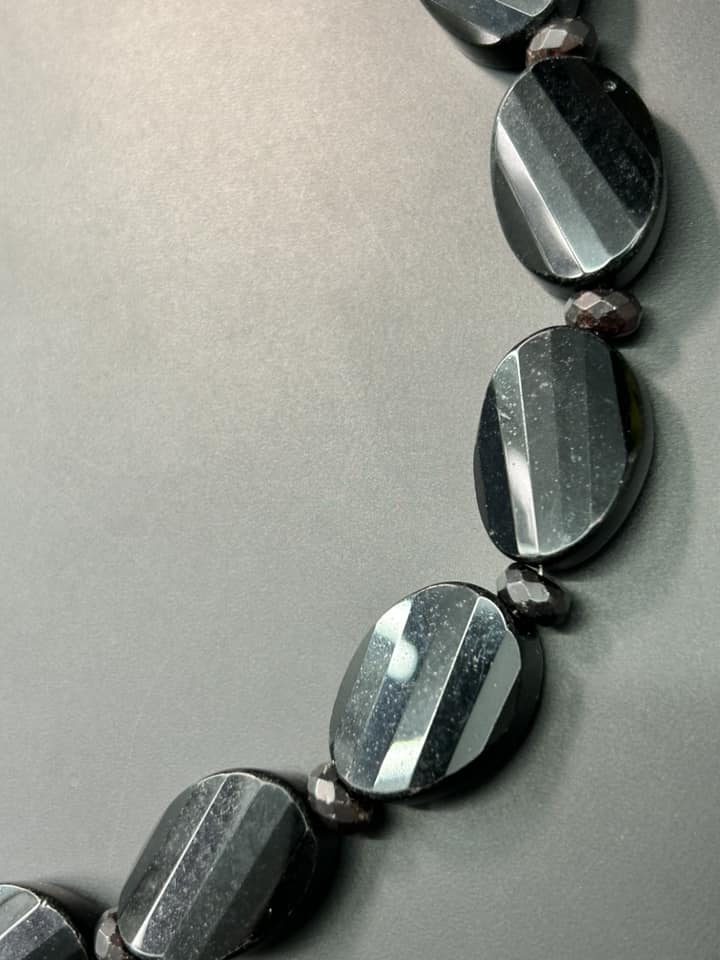 Faceted Glass Necklace
