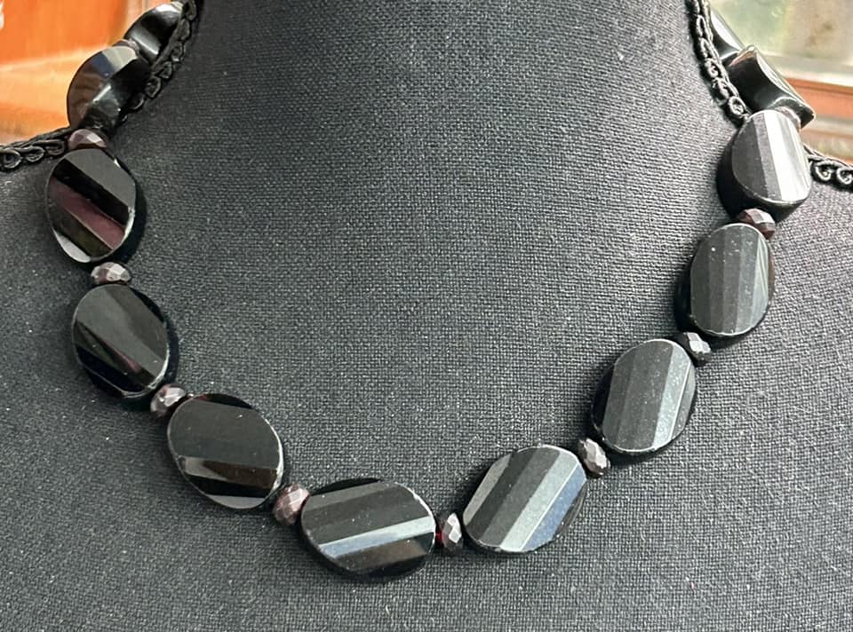 Faceted Glass Necklace