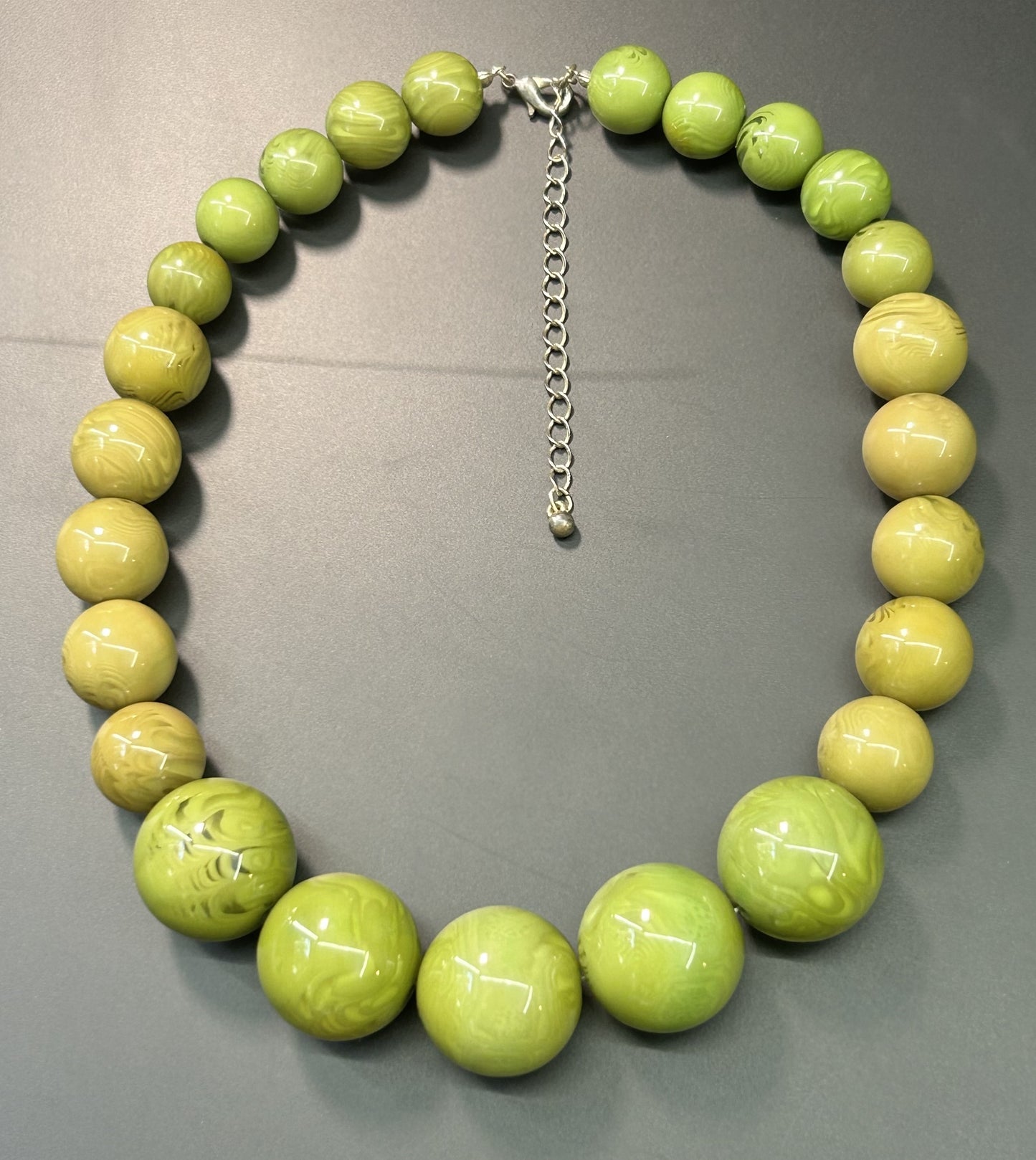 Vintage Acrylic Beaded Necklace
