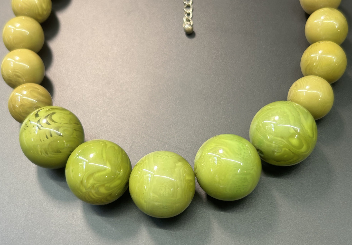 Vintage Acrylic Beaded Necklace