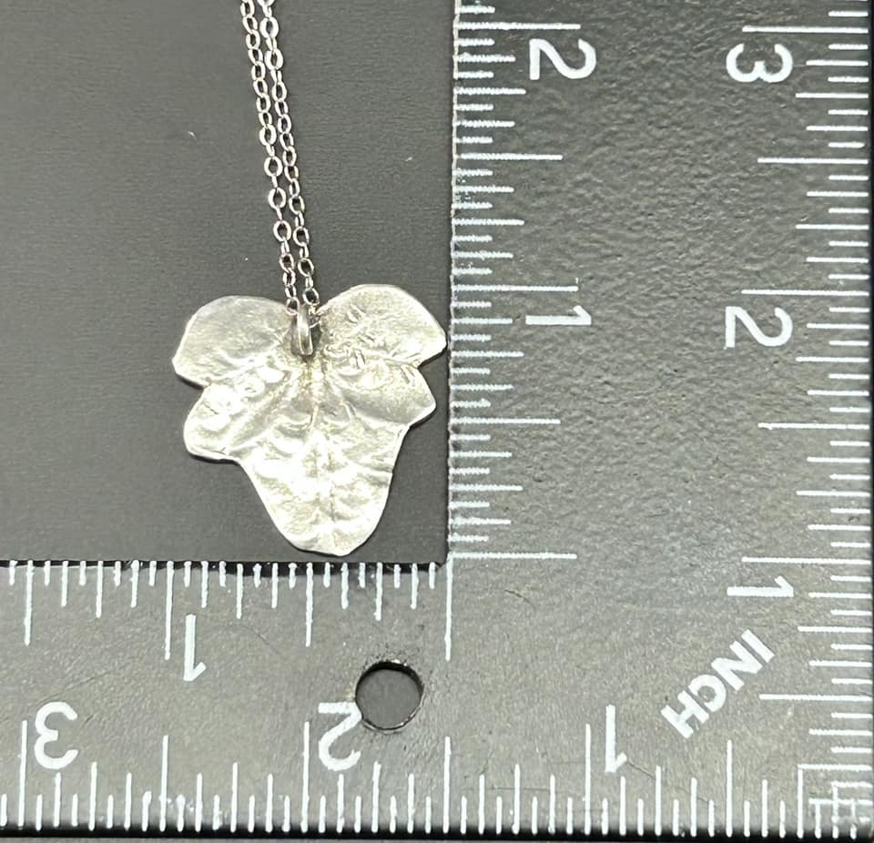 Sterling Silver Leaf Necklace